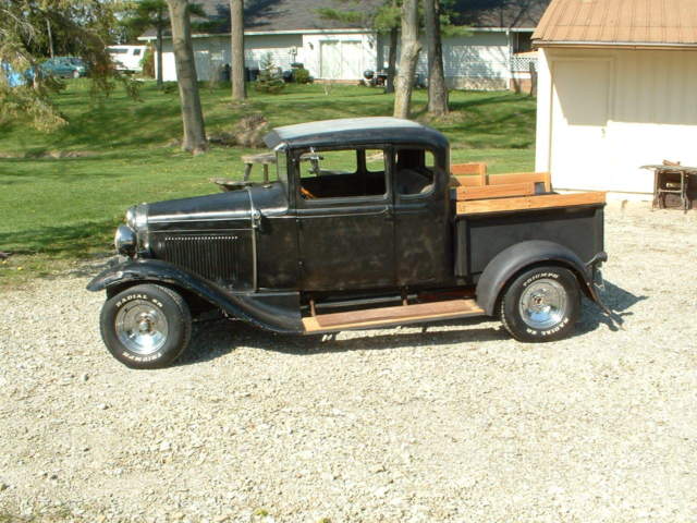 1931 Ford Model A Extended Cab 302 V/8 Hot Rat Street Rod Truck 1931 Ford Model A
