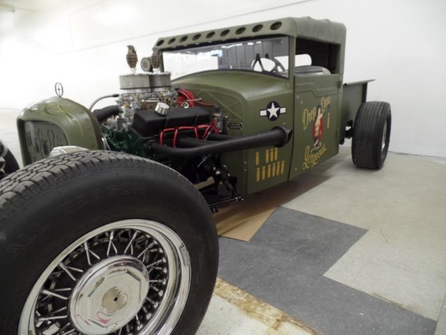 1931 Ford Model A MODEL A STREET ROD WWII BOMBER PLANE INSPIRED MILI - photo 8