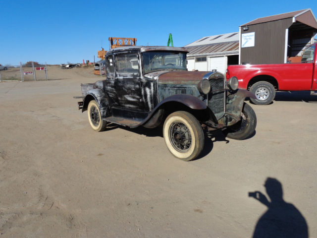 1931 FORD MODEL A MONTANA BARN FIND, 5 WINDOW COUPE 1931 Ford Model A STANDARD, DELUXE