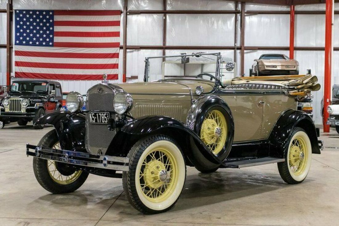 1931 Ford Model A Phaeton 1 Tan Convertible Inline 4-Cylinder 3-Speed Manual 1931 Ford Model A Phaeton