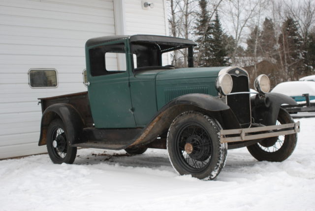 1931 Ford Model A Pickup Truck Indented Firewall Barn Find Driver Runs Good 1931 Ford Model A Pickup