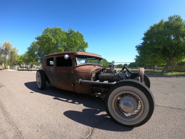 1931 FORD MODEL A RAT ROD NOSTALGIA BUILD, CUSTOM EVERYTHING, ONE-OF-A-KIND 1931 Other Makes Awesome Ford Model A Rusty RAT ROD