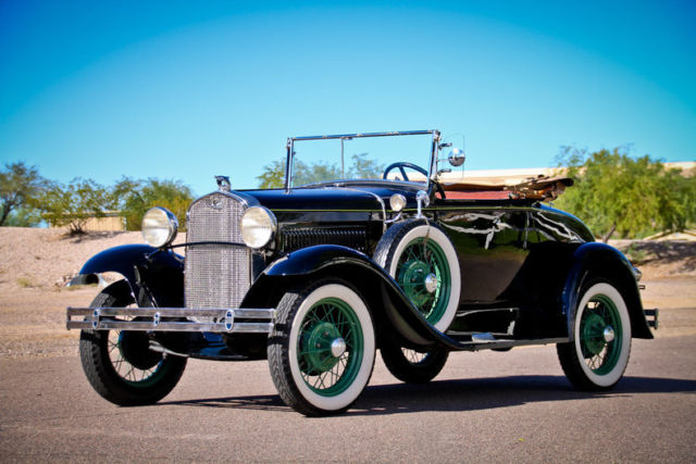 1931 Ford Model A Roadster Deluxe/ Rumble Seat / Dual Side Mounts and Much More! 1931 Ford Model A