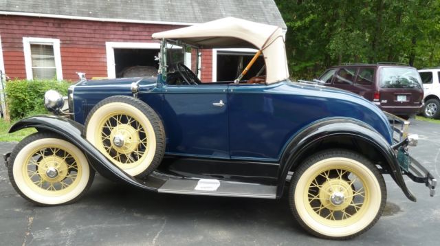 1931 Ford Model A Roadster Deluxe/Rumble Seat/Single Sidemount Spare 1931 Ford Model A