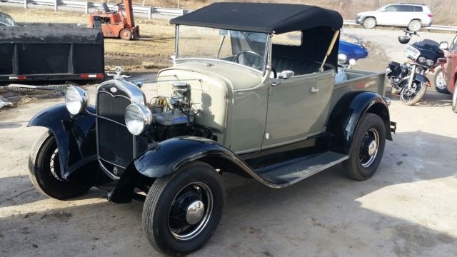 1931 FORD MODEL A ROADSTER PICKUP PERIOD CORRECT HOT ROD QUICK CHANGE REAR 1931 Ford Model A