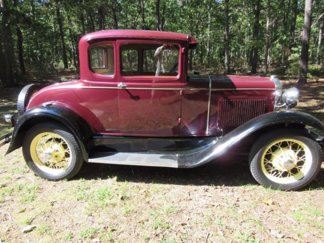 1931 Ford Model A rumble seat coupe, numbers matching solid older restoration 1931 Ford Model A
