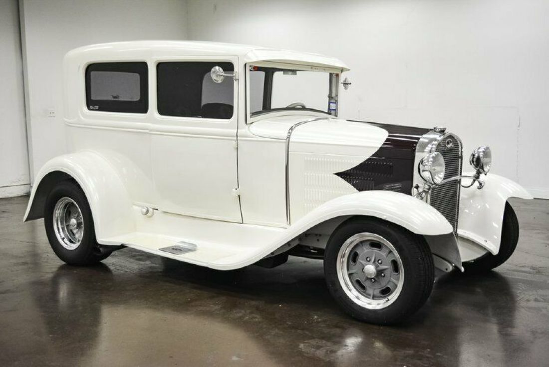 1931 Ford Model A SEDAN 12658 Miles White Sedan 350 Chevrolet V8 700R4 1931 Ford Model A SEDAN