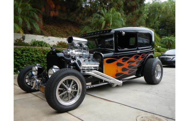 1931 Ford Model A Sedan All-Steel Blown 392 Hemi Custom Hot Rod Pro Built Driver 1931 Ford Model A