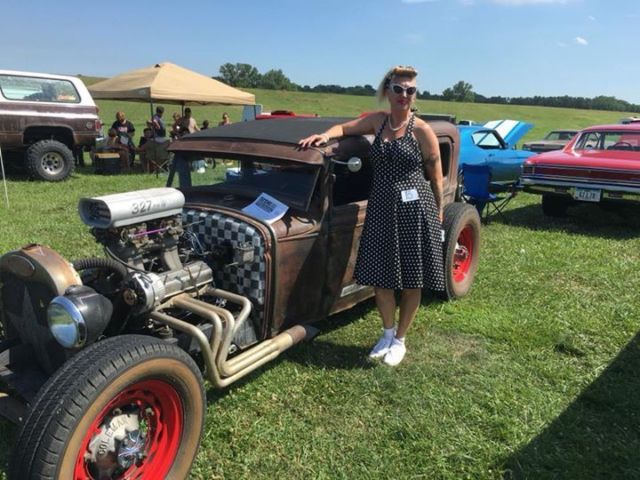 1931 Ford Model A Sedan Chopped Top Custom Rat Rod Race Car 1931 Ford Model A