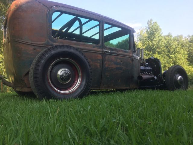 1931 FORD MODEL A TUDOR SEDAN HOT ROD RAT ROD CHOPPED RATROD 1930 DEUCE FAST C10 1931 Ford Model A