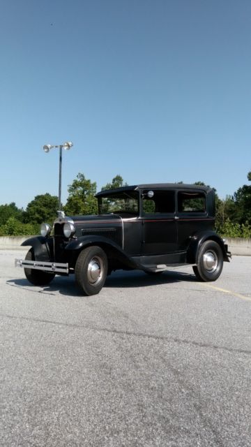 1931 Ford Tudor Sedan Banger Hot Rod All Original NO RUST 1931 Ford Model A Deluxe