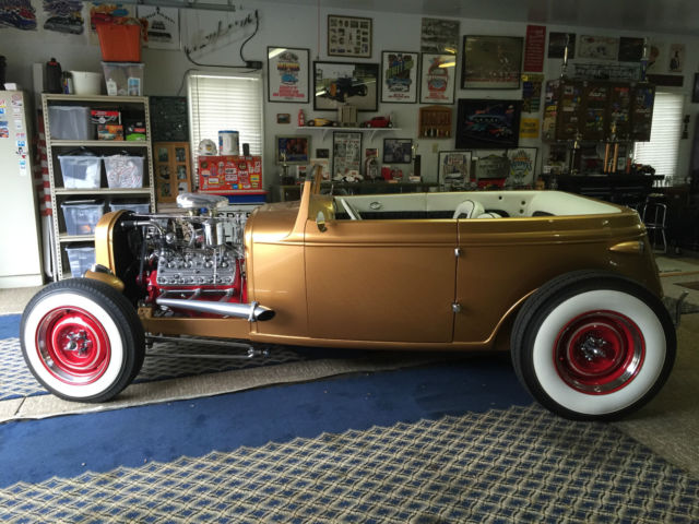 1931 Gold Ford Mercury Custom Hot Rod - Featured in Hot Rod Rods & Rod & Custom 1931 Ford Custom Hot Rod