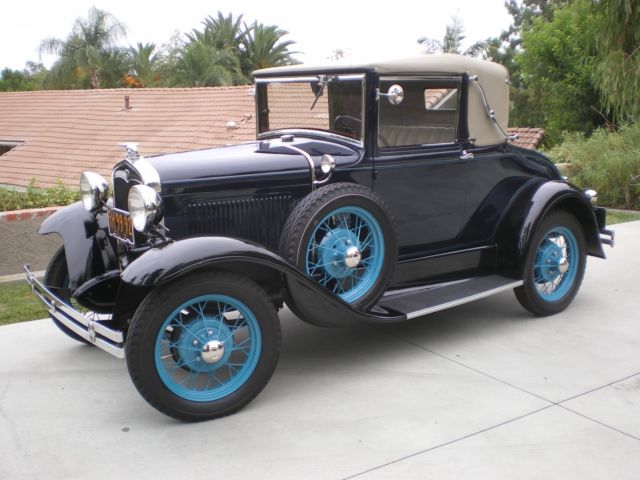 1931 Model A Ford 68B Carbriolet Frame-Off Restoration MARC of Excellence Award 1931 Ford Model A