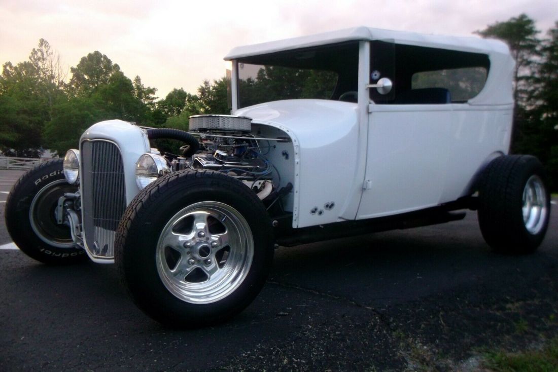 1931 Model A Ford Phaeton White All Steel Street Rod Hot Rod 1931 Ford Model A