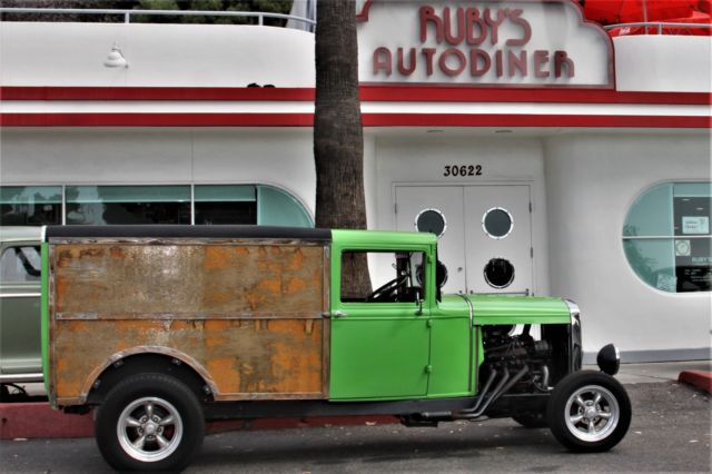 1931 Ford Rat Rod Woody Panel Delivery Street Rod Hot Rod Weathered Wood - photo 2