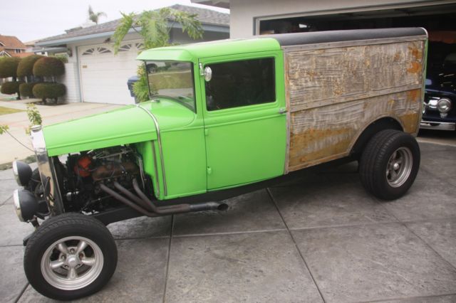 1931 Ford Rat Rod Woody Panel Delivery Street Rod Hot Rod Weathered Wood - photo 4
