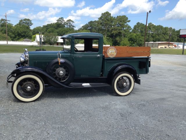 1931 Model A Pickup Wide Bed Hard Top Restored Steel Bed Plate 1931 Ford Model A