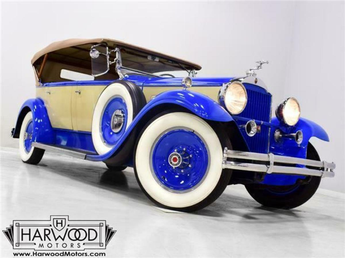 1931 Packard 833 68137 Miles Blue and tan 5-Passenger Phaeton 320 cubic inch st 1931 Packard 833