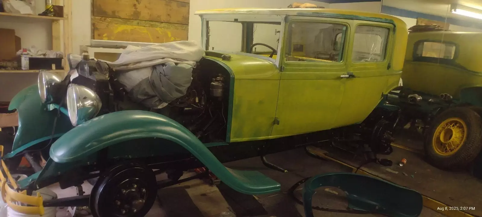 1931 Packard 833 Green only year wipers went side to side 466 1931 Packard 833 only year wipers went side to side 466