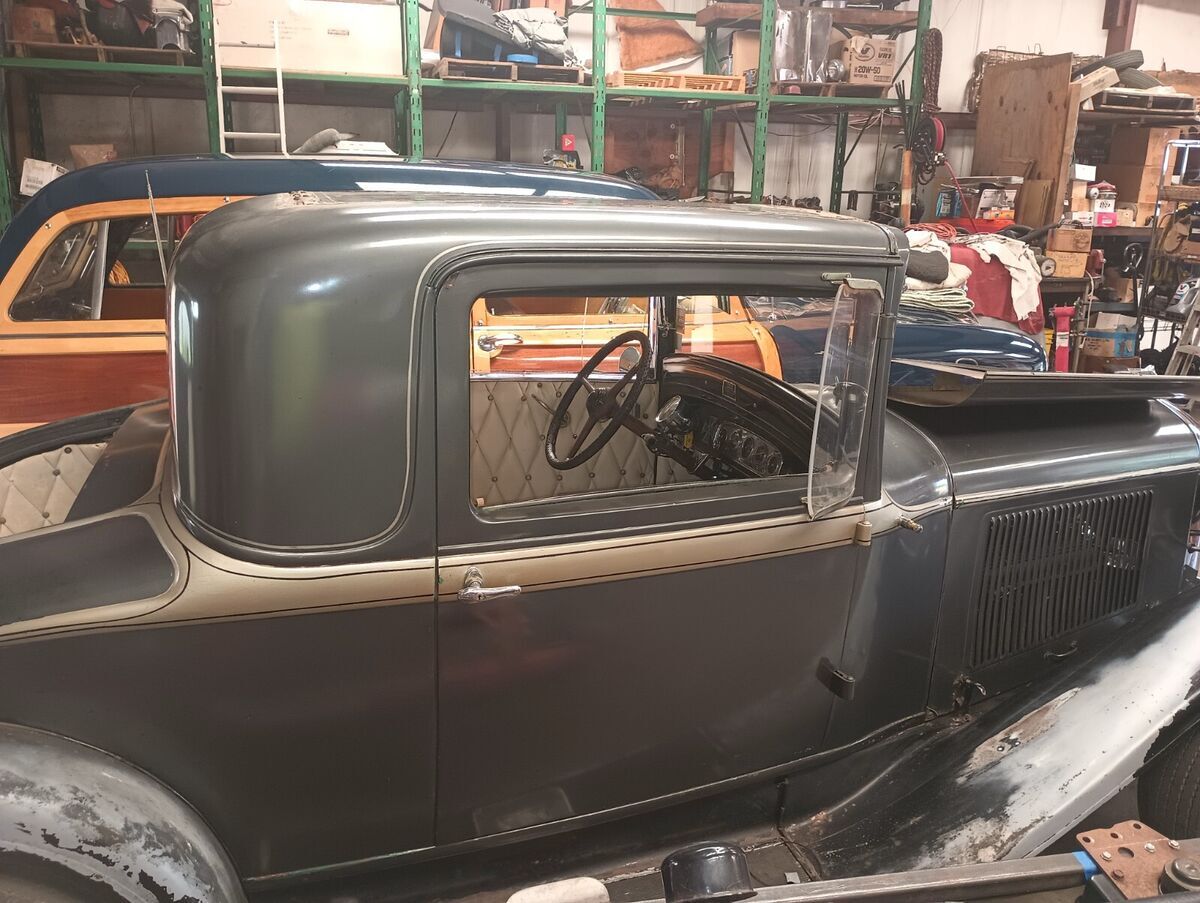 1931 Plymouth 3 Window Coupe Traditional Hot Rod Built 1950s, Custom interior - photo 12