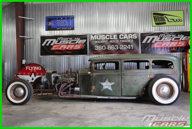 1931 Plymouth 4 Door Sedan Rat Rod 350, 4 Speed, Disc Brakes 1931 Plymouth Other Hot Rod, Rat Rod, Dodge Brothers, Plymouth, Rust & Patina
