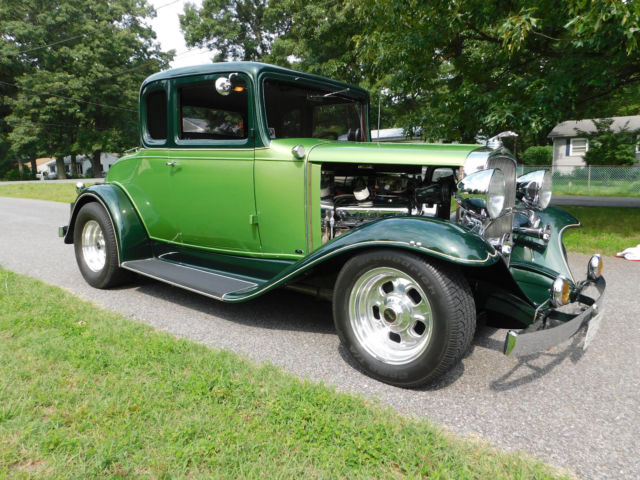 1932 Chevrolet Coupe; Steel, Resto Rod, 454 Lingenfelder, A/C, Auto (video) 1932 Chevrolet 5-Window Coupe Street Rod, Resto Rod, Big Block