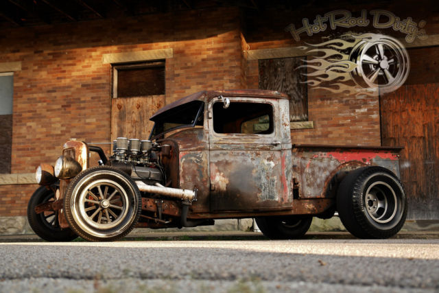 1932 Ford Model A Chopped Hot Rod Pickup Truck - photo 8