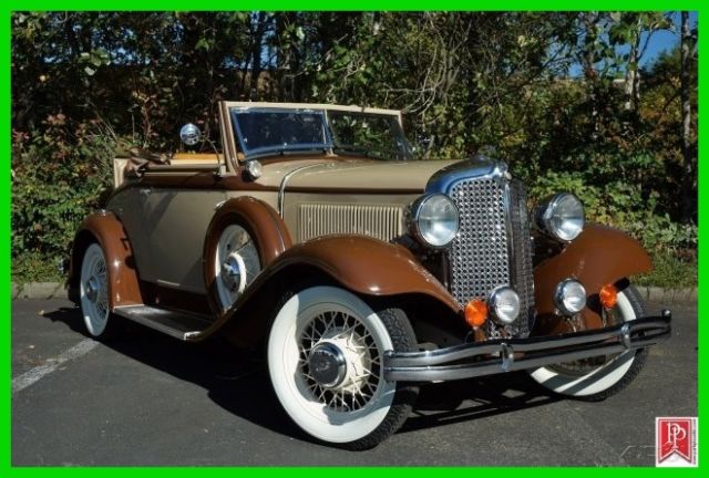 1932 Coupe Used Manual RWD 1932 Chrysler CI Convertible Coupe