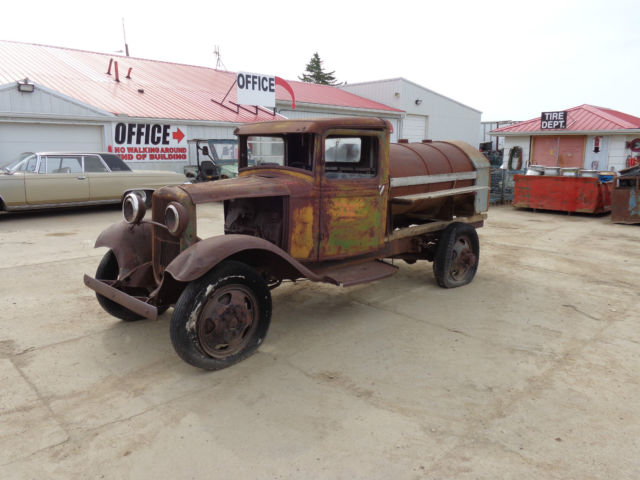 1932 FORD 1 1/2 TON FUEL TANKER TRUCK, CAB AND CHASSIS WITH GRILLE 1932 Ford Other Pickups STREET ROD, HOT ROD, PETROLIANNA