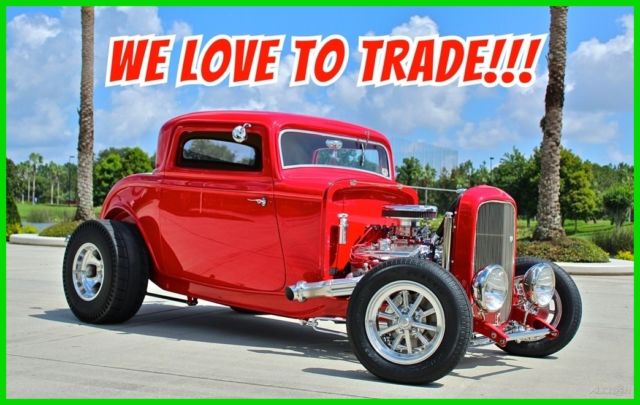 1932 Ford 3-Window Coupe 4-SPD Manual 355 V8 1932 Ford 3-Window Coupe N&N Body / 4-Speed / Custom / Performance 355 V8