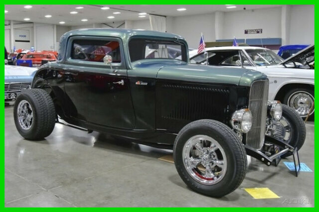 1932 Ford 3 Window Hi-Boy Coupe 283 CID Bored 292 CID Gas Eng Tremec 5-Spd 1932 Ford 3 Window Hi-Boy Coupe Rebuilt Engine & Tranny