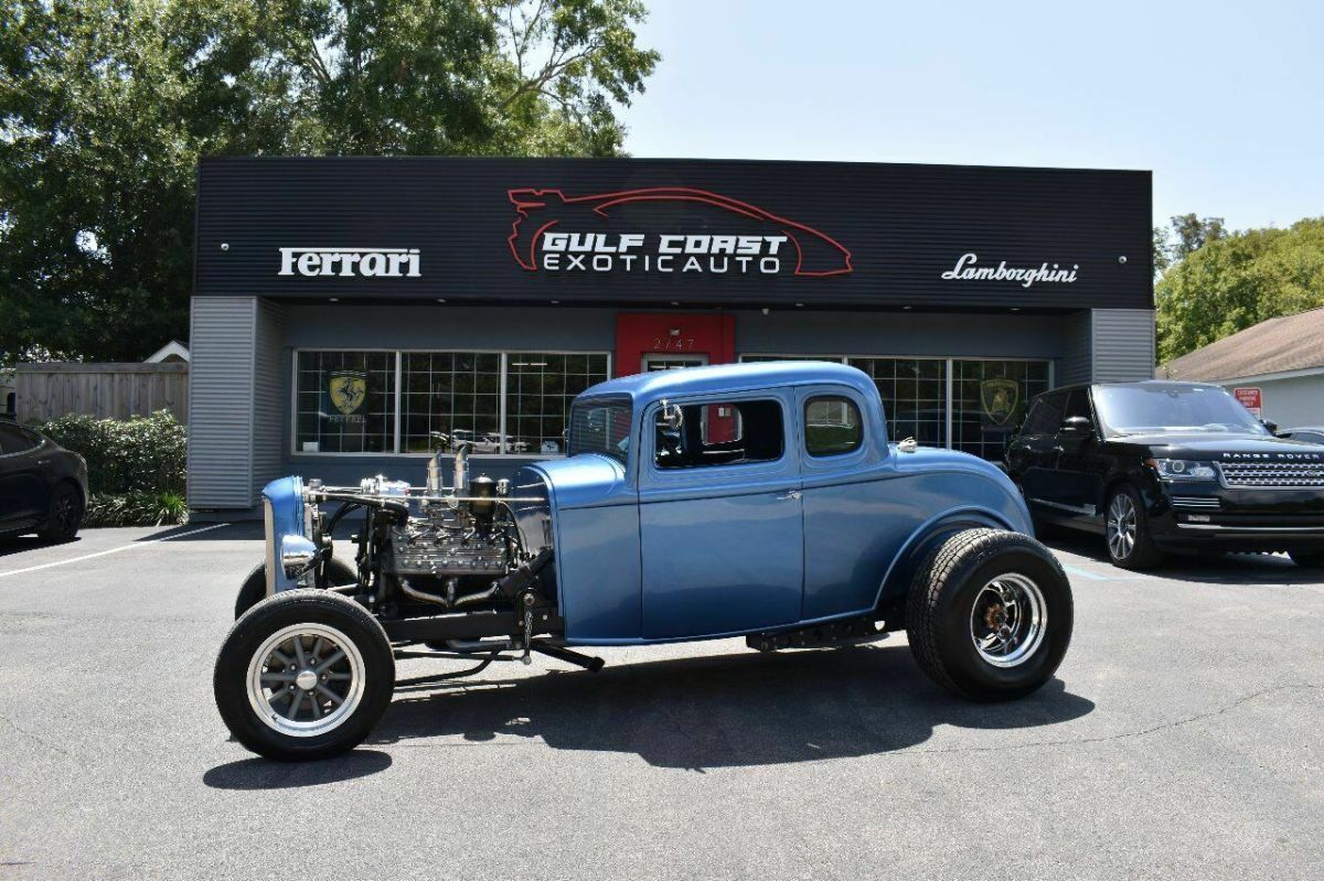 1932 Ford 5 Window Custom 699 Miles Blue Coupe V8 Other Automatic 1932 Ford Other Custom