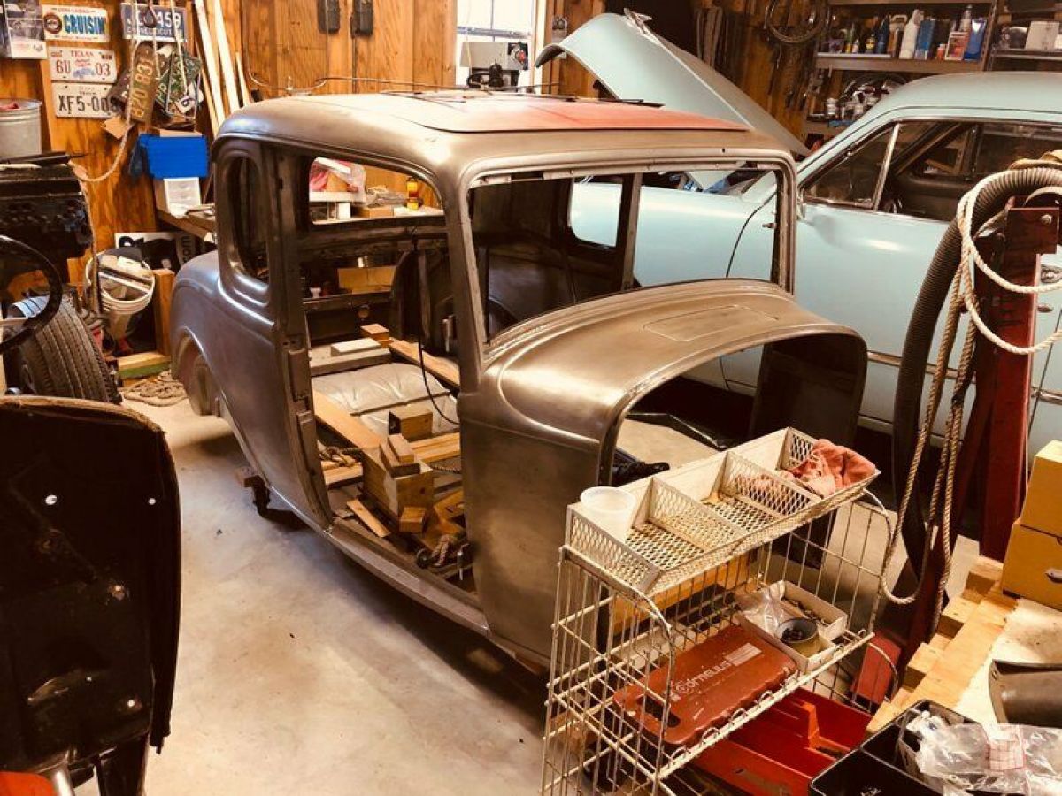 1932 Ford 5-Window Original Henry Ford Steel Project 0 Natural Coupe 283 V8 3 Sp 1932 Ford 5-Window Original Henry Ford Steel Project