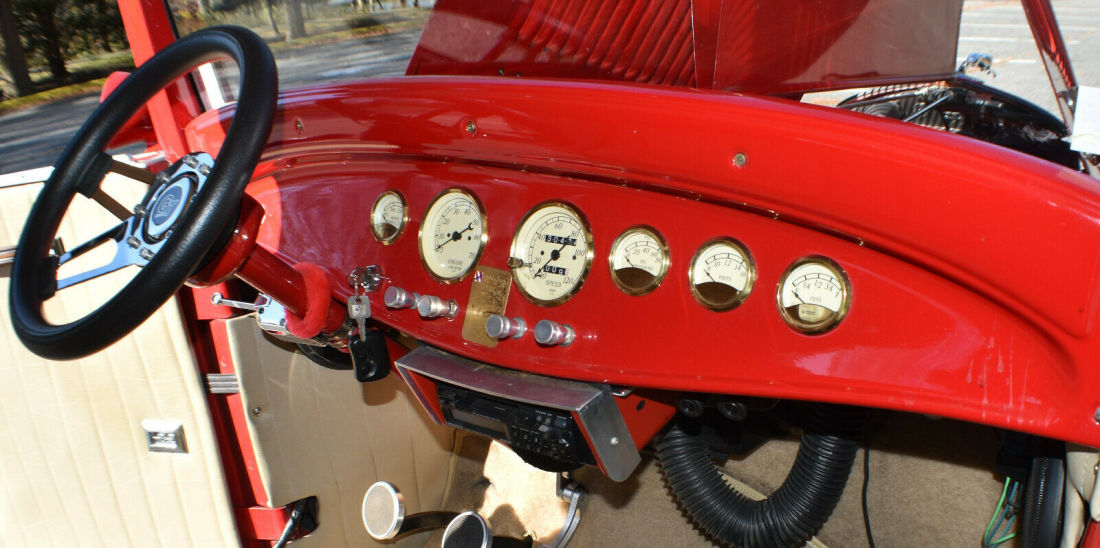 1932 Ford Cabriolet 50's Hot Rod Deuce 3x2 Barrels - photo 12