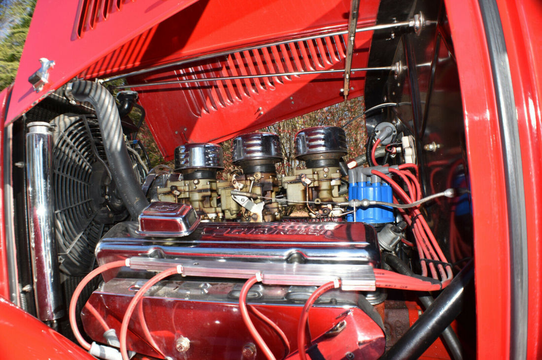 1932 Ford Cabriolet 50's Hot Rod Deuce 3x2 Barrels - photo 7