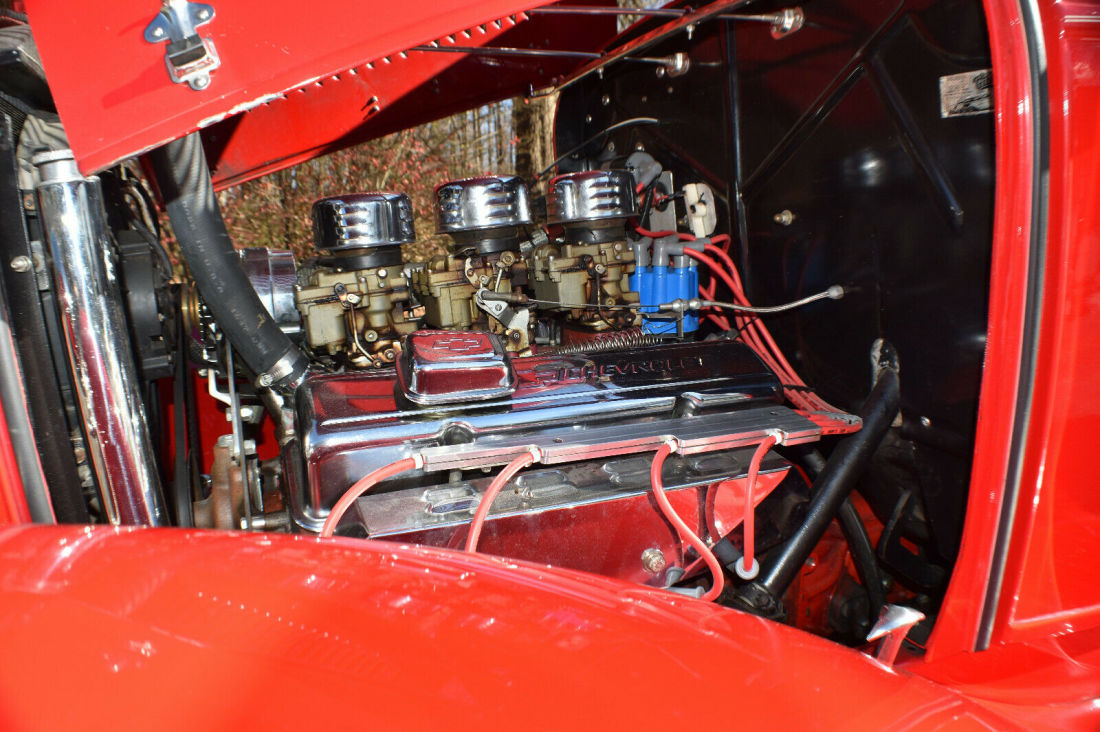 1932 Ford Cabriolet 50's Hot Rod Deuce 3x2 Barrels - photo 8