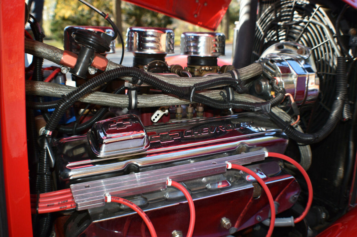 1932 Ford Cabriolet 50's Hot Rod Deuce 3x2 Barrels - photo 9