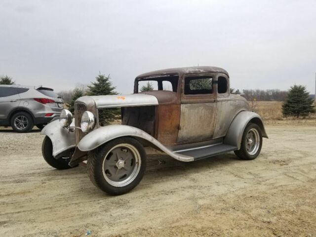 1932 ford coupe 5 window , Real Steel, rat rod , hot rod , project , brookville 1932 Ford Other