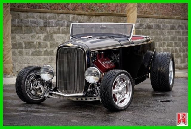 1932 Ford Hi-Boy Custom Roadster, 'Stoked', 354ci Hemi with BDS blower 1932 Ford Hi-Boy Custom Roadster