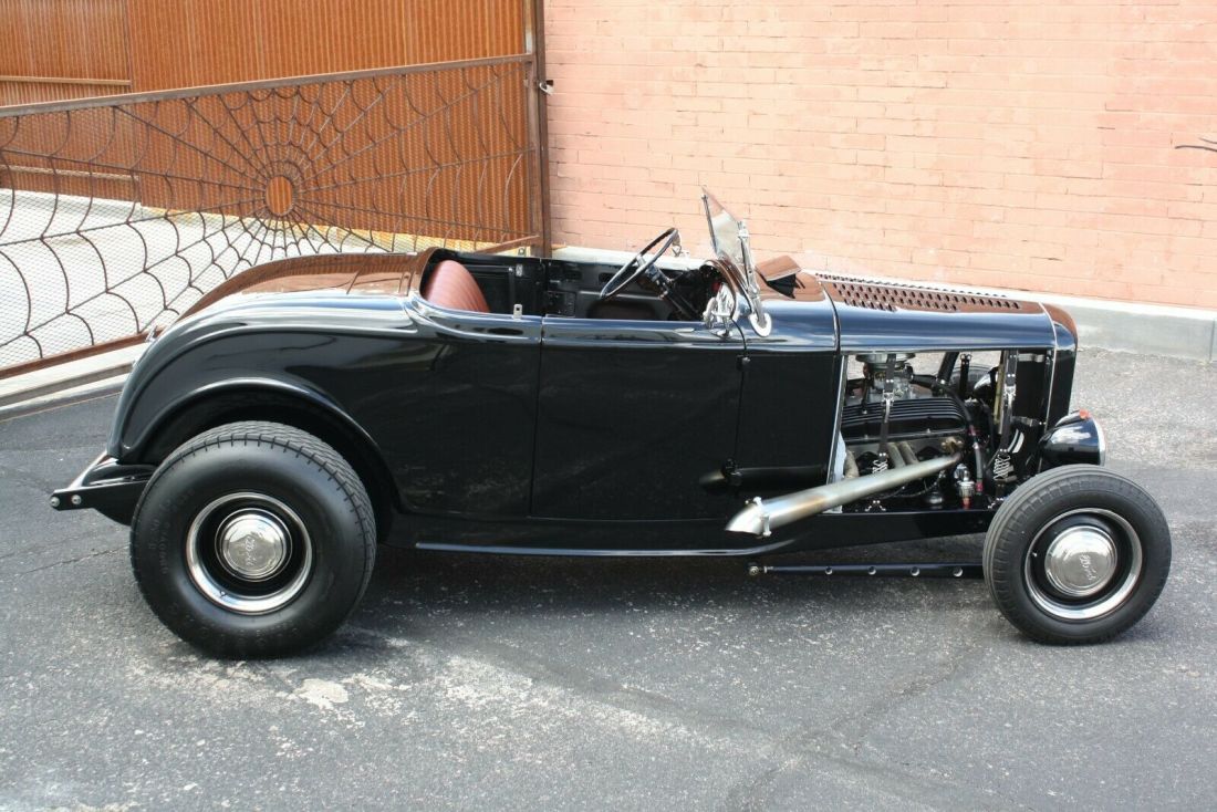 1932 Ford Hotrod All Steel Roadster 50's style build with Canvas Top 1932 Ford Roadster