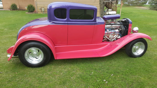1932 FORD MODEL A 5 WINDOW DUECE COUPE 3 window hot rod street rod 1932 Ford Model A model a 5 window coupe