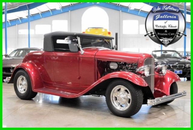 1932 Ford Model A Roadster Highboy Street Hot Rod Supercharged V8 Automatic 32 1932 Ford Model A Hot Rod