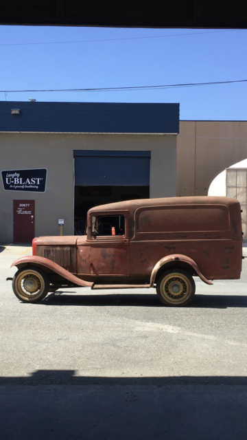 1932 Ford Model B PANEL Deuce Hot Rod Truck Scta Harley Knucklehead ORIGINAL 1932 Ford panel