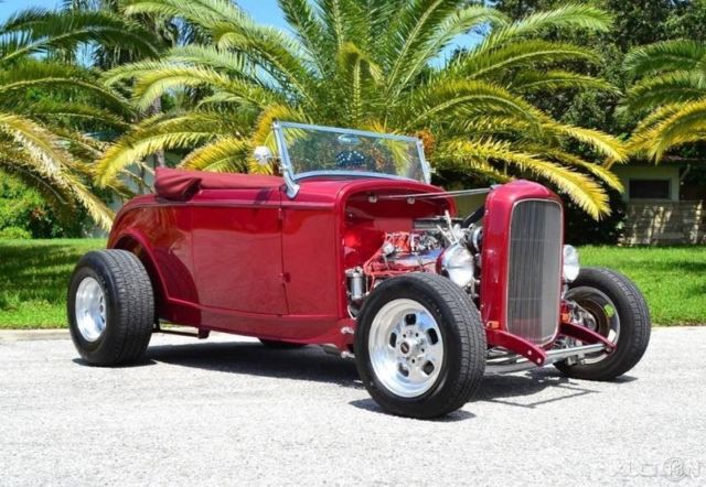 1932 Ford Roadster 1932 Ford Roadster 327 V8 Automatic 700R4 overdrive Top & A/C - photo 8
