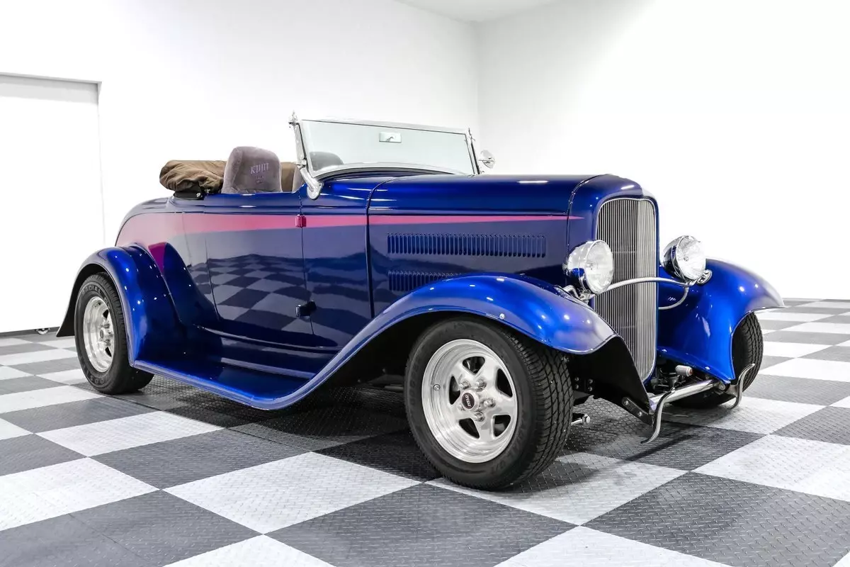 1932 Ford Roadster 4860 Miles BLUE Roadster 350ci V8 Turbo 350 1932 Ford Roadster