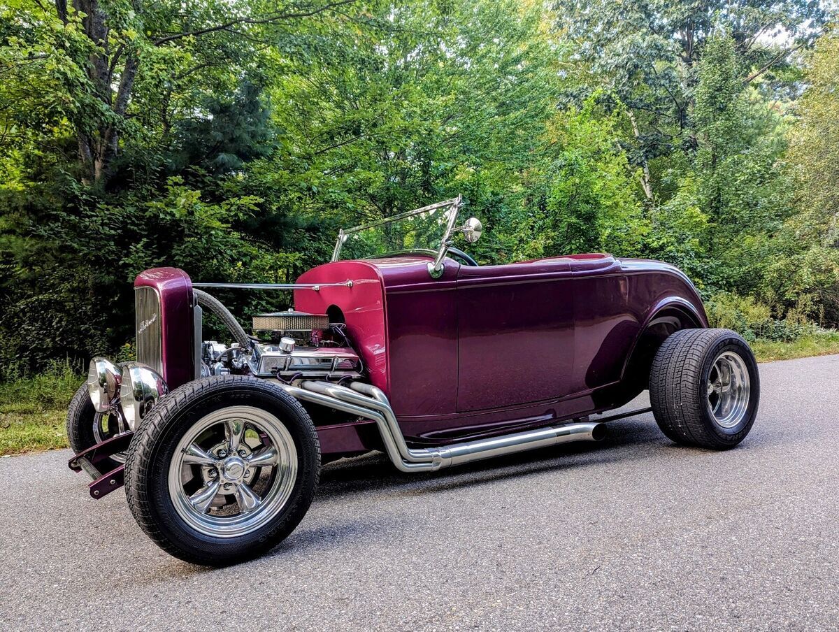 1932 Ford Roadster Convertible Purple RWD Automatic 1932 Ford Roadster