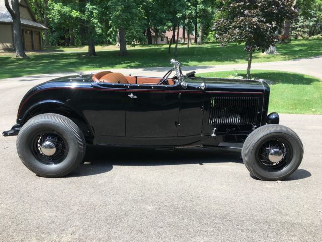 1932 Ford Roadster Highboy Pre War Black Hot Rod Original Flathead Eddie Meyer 1932 Ford Roadster