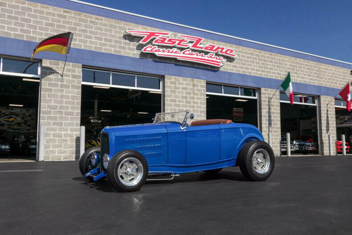 1932 Ford Roadster Steel Louvered Hood Steel Trunk Lid Cruise Control 1932 Ford Roadster