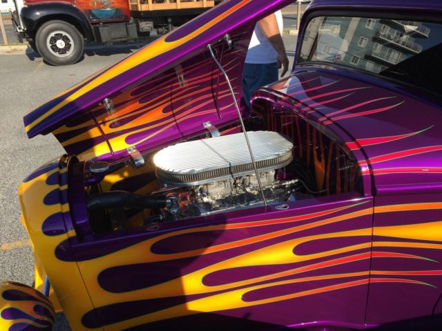 1932 Ford Coupe 3 Window Street Rod Hot Rod Show Car - photo 4