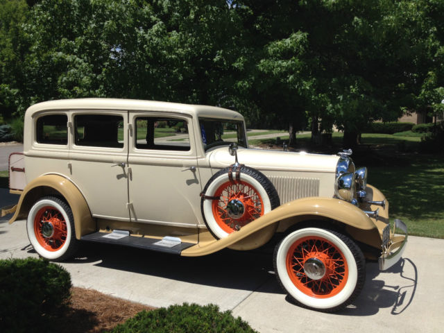 1932 Plymouth Model PB 4-door sedan. Mint condition. Tan. 65,000 miles 3rd Owner 1932 Plymouth PB